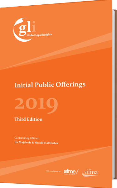 Global Legal Insights - Initial Public Offerings 2019 Third Edition (Japan Chapter)