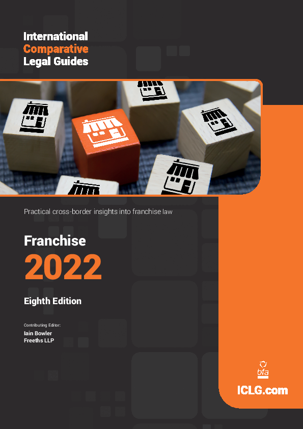 The International Comparative Legal Guide to: Franchise 2022 (Japan Chapter)